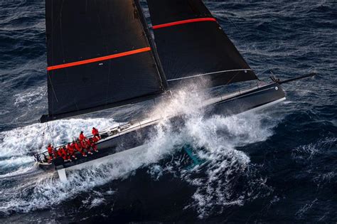 First finishers in the 2024 Loro Piana Giraglia offshore .